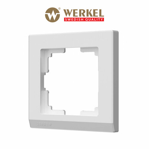 Рамка Stark на 1 пост Werkel W0011801 Белый рамка 1п werkel рамка из пластика werkel stark