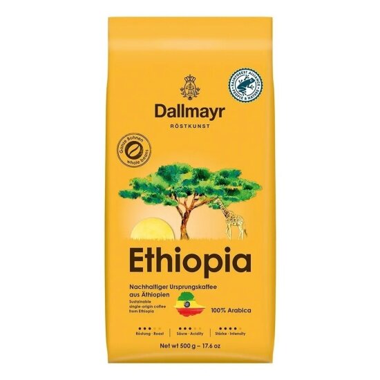 Кофе в зернах Dallmayr Ethiopia Coffee beans 500г