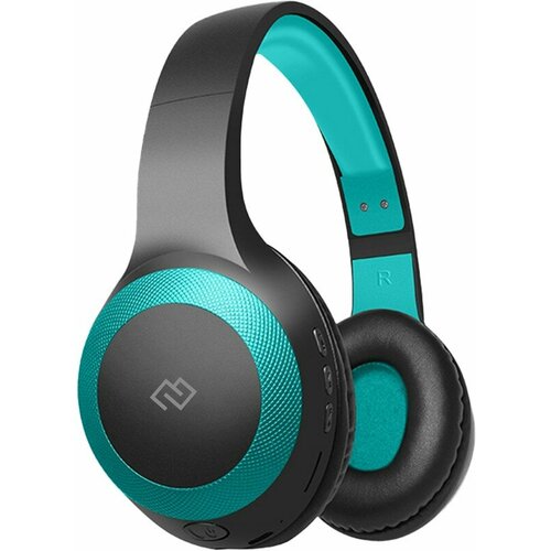 Гарнитура накладные Digma BT-15 черныйголубой беспроводные bluetooth оголовье BT-15BLB 3870₽