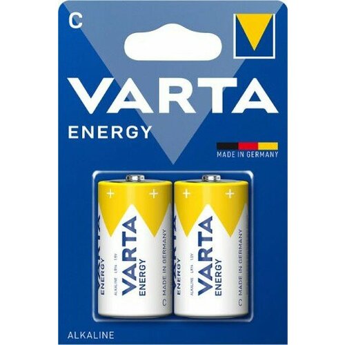 Батарея Varta Energy BL2 Alkaline LR14C (2шт) блистер батарея varta energy bl2 alkaline lr14c 2шт блистер