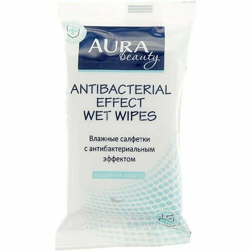 AURA Влажные антибактериальные салфетки 20шт салфетки влажные antibacterial derma protect антибактериальные 20шт 2 шт