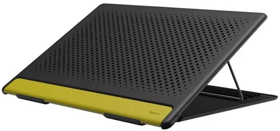 Подставка для ноутбука Baseus Let's go Mesh Portable Laptop Stand Серый+желтый