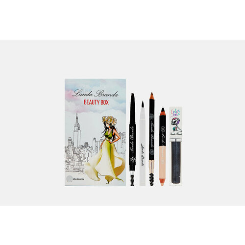 Подарочный набор Landa Branda, Gift set 9.6мл карандаш для бровей и глаз