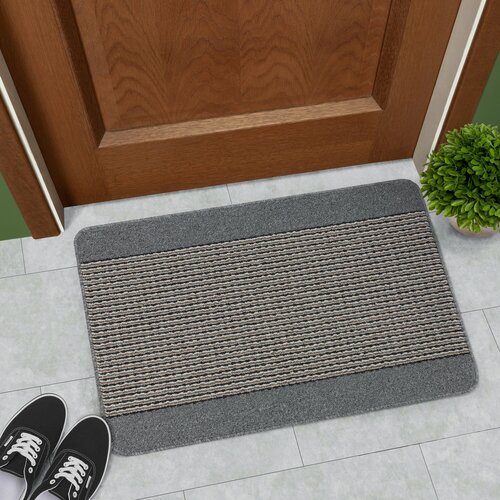 Коврик декоративный полипропилен Derby 50х80 см цвет серый 2201₽