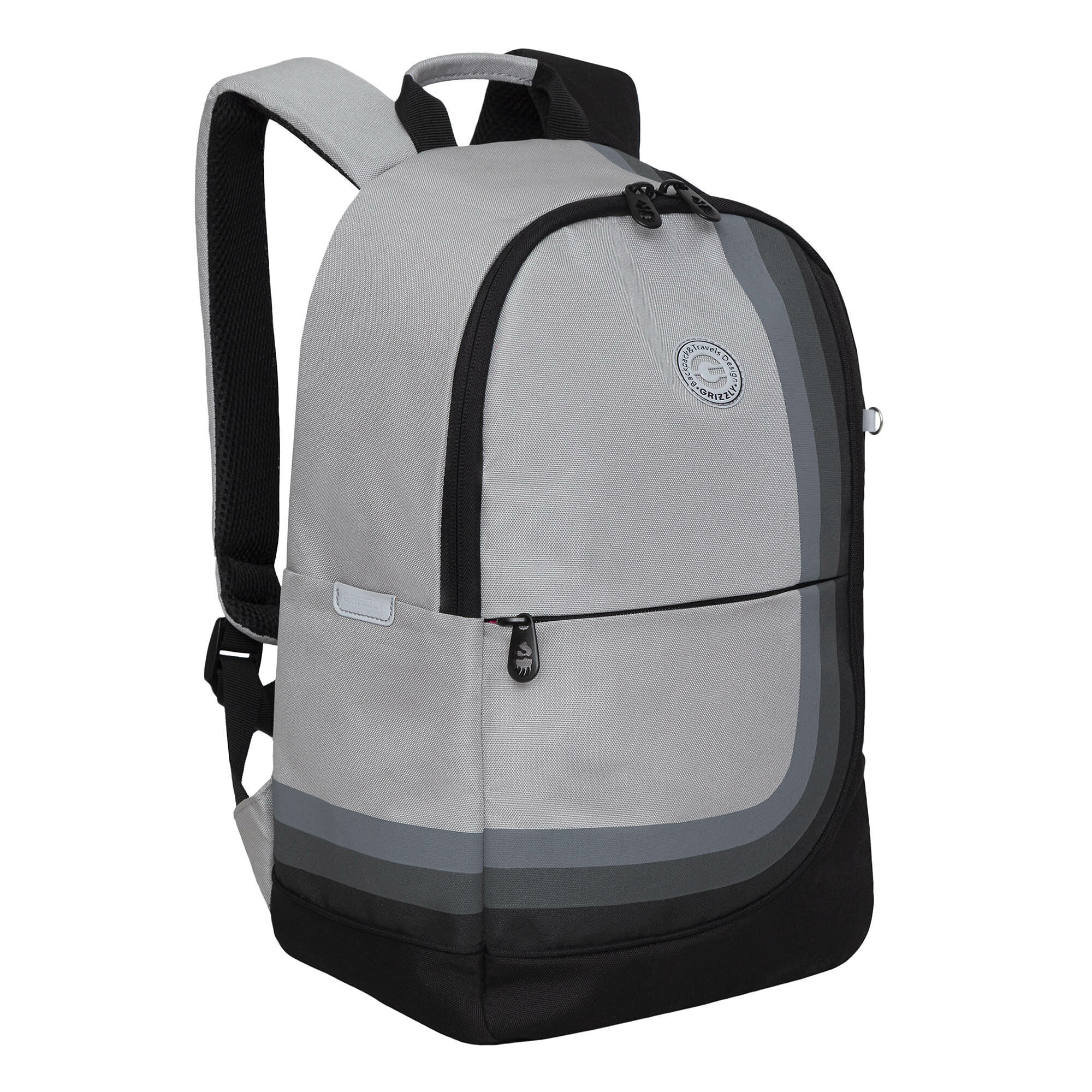 Стильный школьный рюкзак GRIZZLY с карманом для ноутбука 13", женский RD-345-1/4