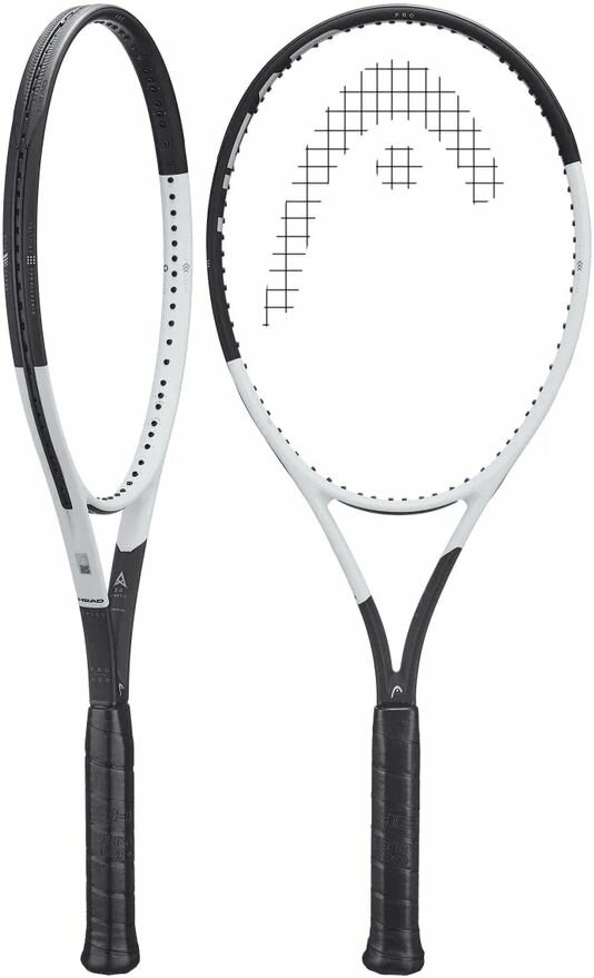 Ракетка для большого тенниса профессиональная HEAD Speed Pro 2024, белый, черный, 3 ручка