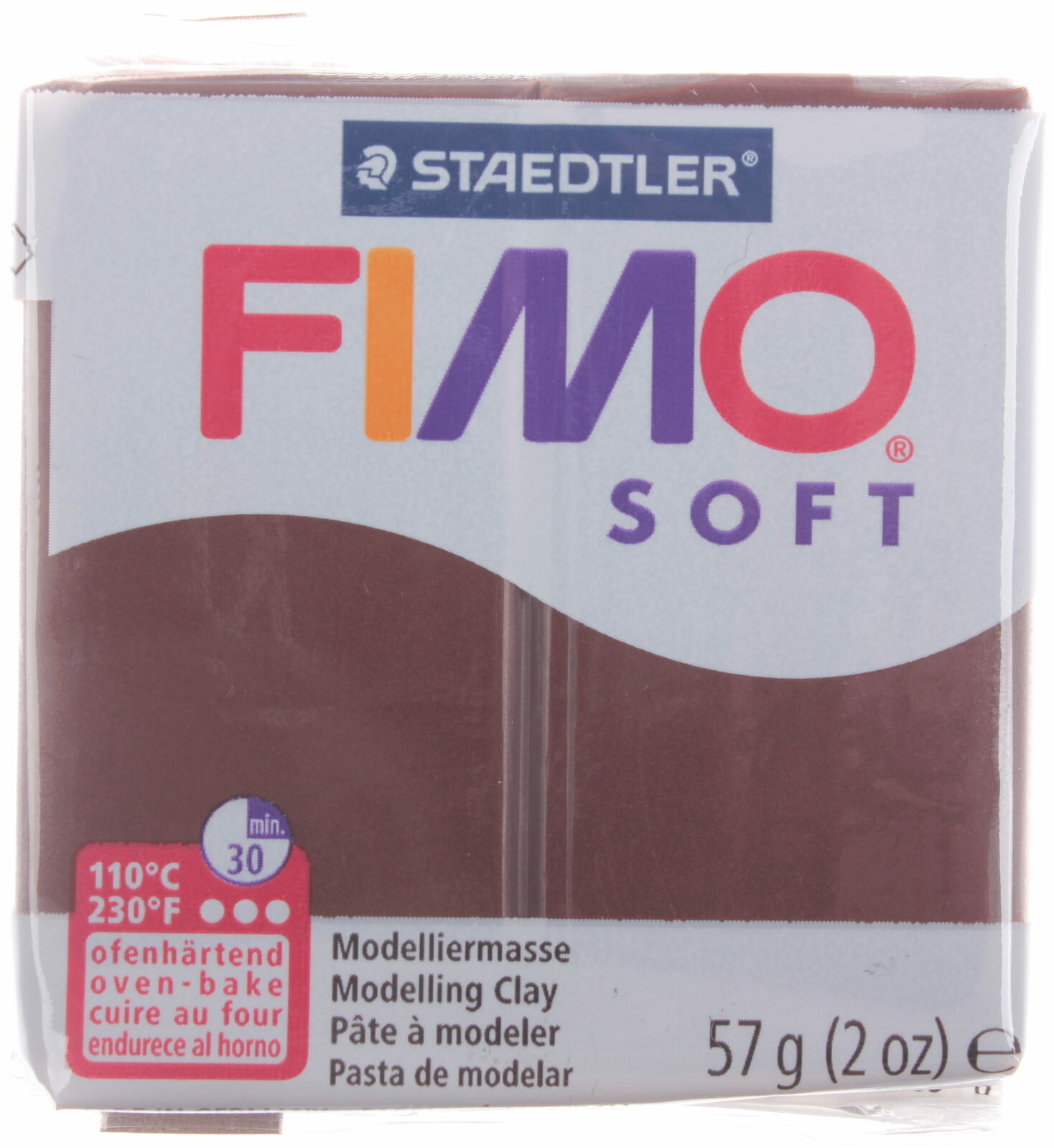 Полимерная глина FIMO Soft, какао (75), 57г, 1шт