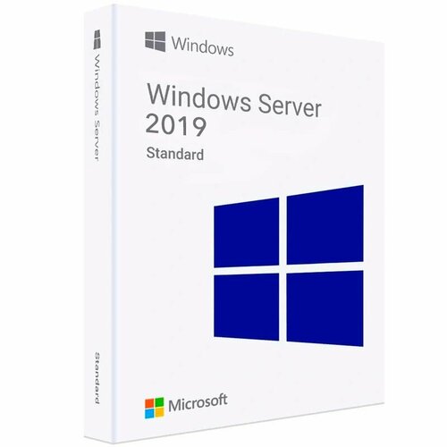 Microsoft Windows Server 2019 Standard - 64 бит, Retail, Мультиязычный microsoft sql server 2019 standard edition бессрочная активация лицензионный ключ гарантия