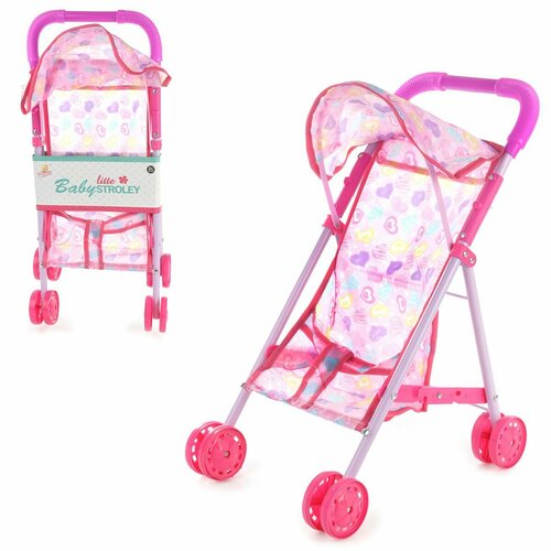 Коляска прогулочная для кукол пластик Amico 1019₽