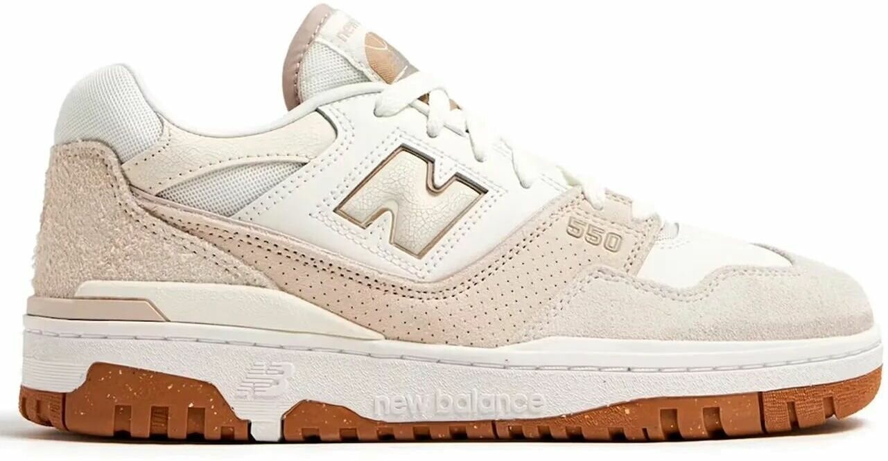 Кроссовки New Balance New Balance 550, размер 6,5 US, белый