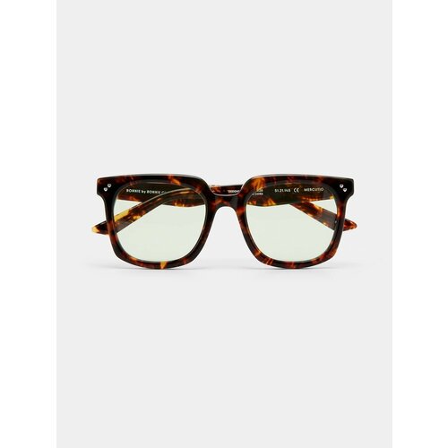 фото Солнцезащитные очки bonnie clyde mercutio tortoise & green tint, коричневый