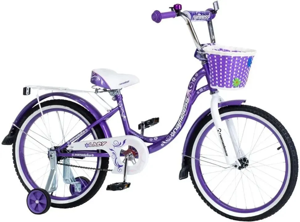 Велосипед детский 18 NAMELESS Lady 2023 18L1PR(23), фиолетовый