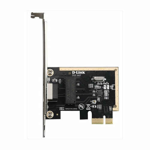 Сетевая карта D-Link DGE-560T/20/D2A - PCI Express, 10/ 100/ 1000 Base-T сетевая карта d link dge 562t pci express 3 0 среда передачи данных кабель 5 gbps