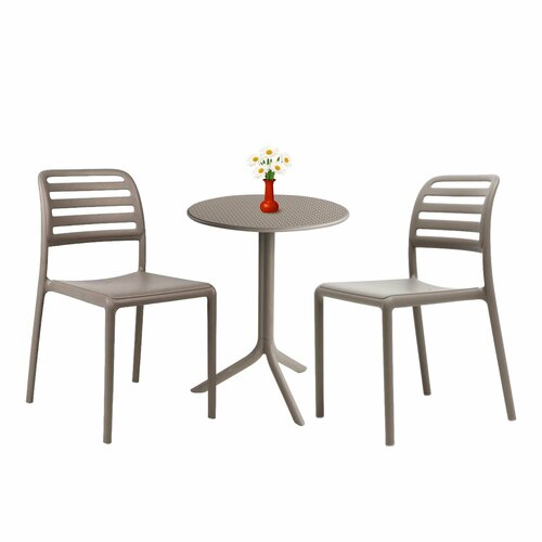 Комплект садовой мебели для дачи на 2 персоны Nardi Step Costa Bistrot цвет тортора 29170₽