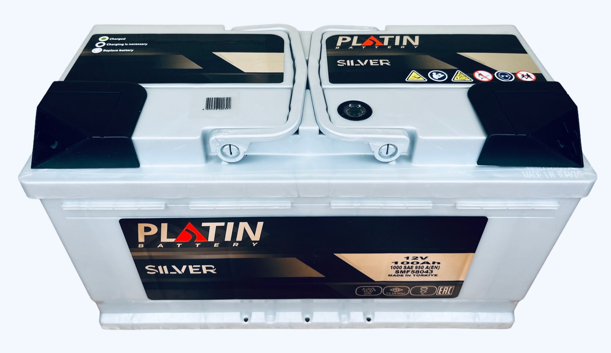 Аккумулятор автомобильный Platin Silver 100 Ач 950 A о. п. SMF L5 353х175х190 95 ач