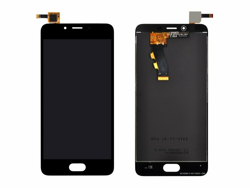 Дисплей для Meizu U10 Черный U680h (в сборе, модуль, экран + тачскрин)