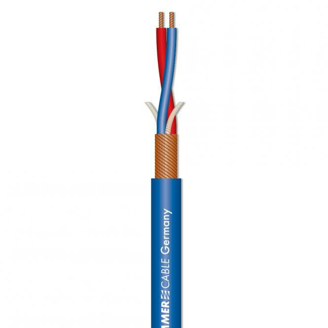 фото Кабель микрофонный в нарезку Sommer Cable 200-0002 Stage 22 Highflex Blue, 1 м