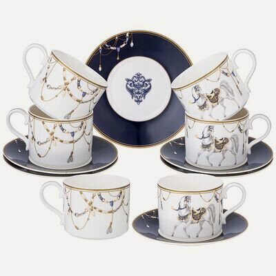 Изображение товара Чайный набор Lefard "horse club" на 6 пер. 12 пр, 300 мл