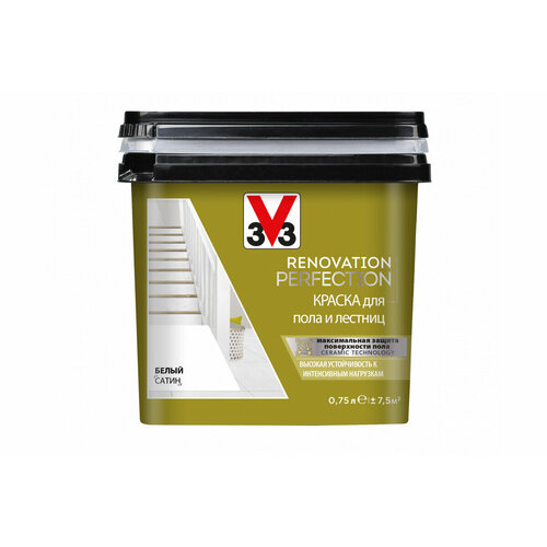 Краска для пола и лестниц RENOVATION PERFECTION белый 750 л 5096₽