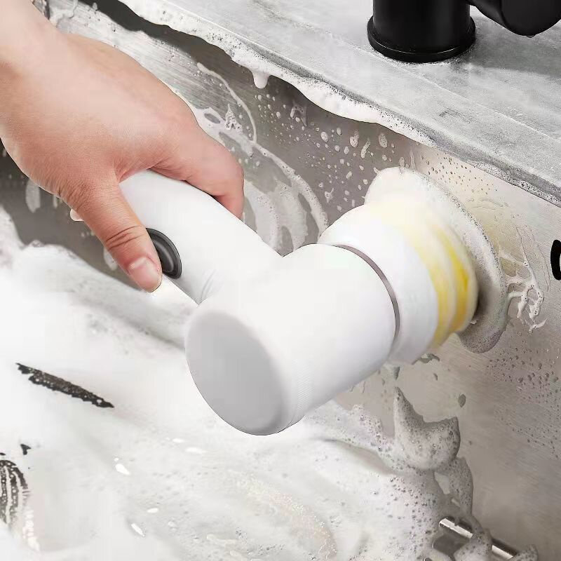 Электрическая щетка "Magic Brush", многофункциональная, 5в1, белый, пластик, 21x13см
