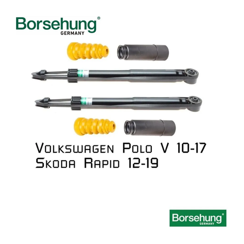 Задние амортизаторы BORSEHUNG для Volkswagen Polo Skoda Rapid Фольсваген Поло Шкода Рапид 20490₽