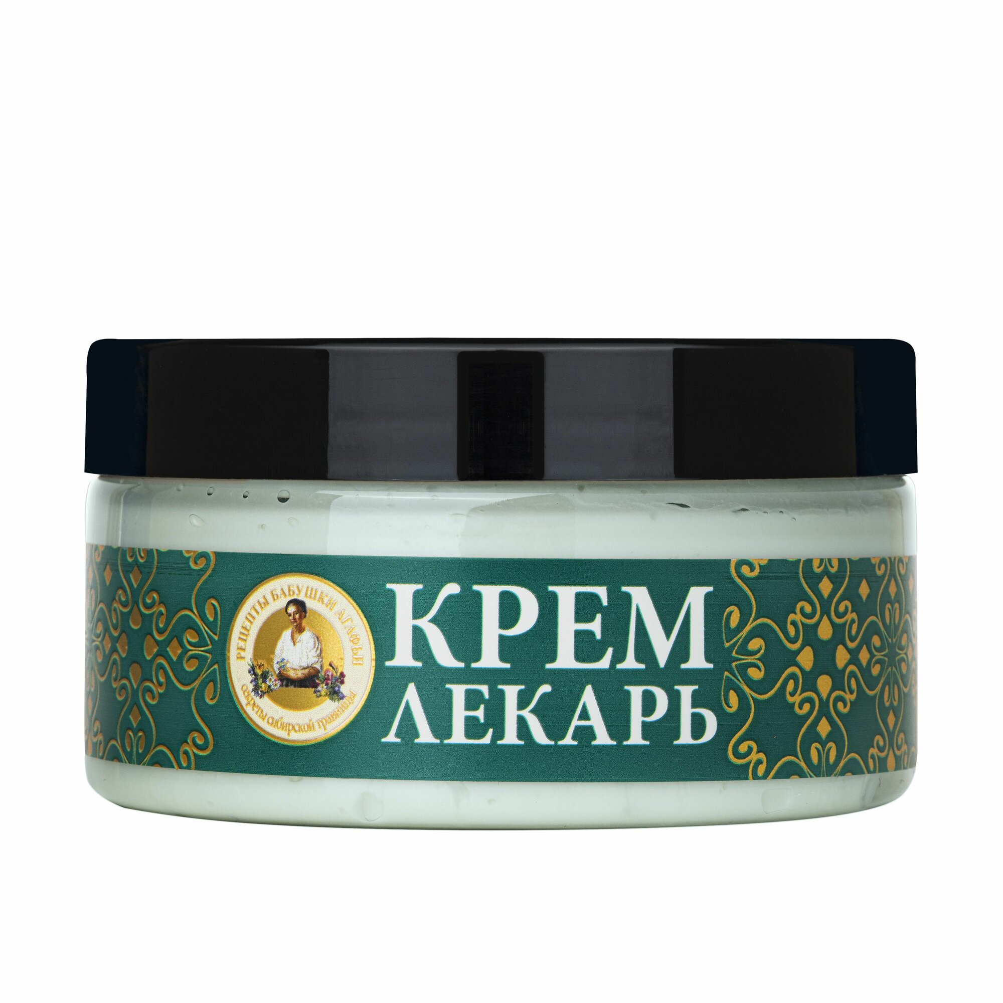 Рецепты бабушки Агафьи Набор: крем лекарь для тела, рук и ног увлажняющий питательный, Универсальный и Восстанавливающий от трещин 2 шт х 100 мл — фото 1
