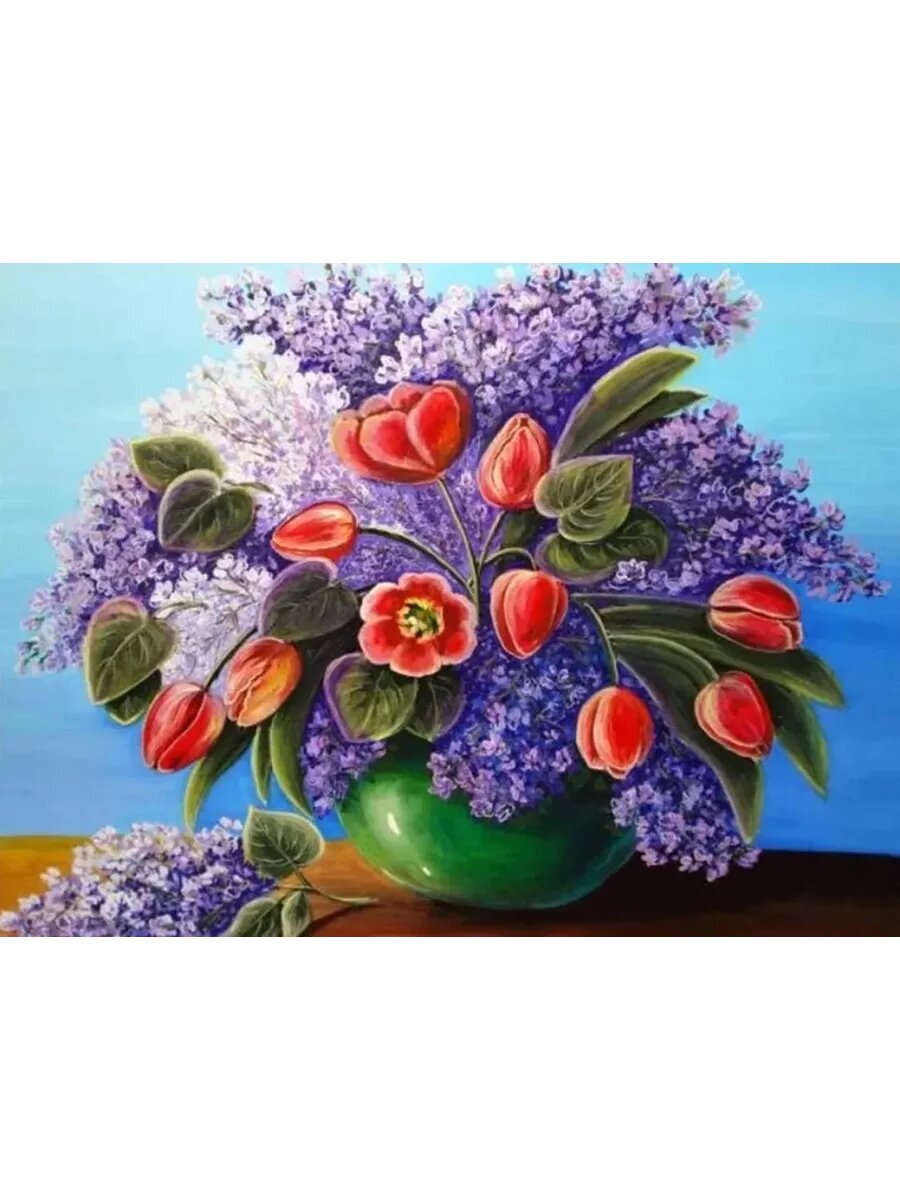 Алмазная мозаика на подрамнике/Картина стразами 