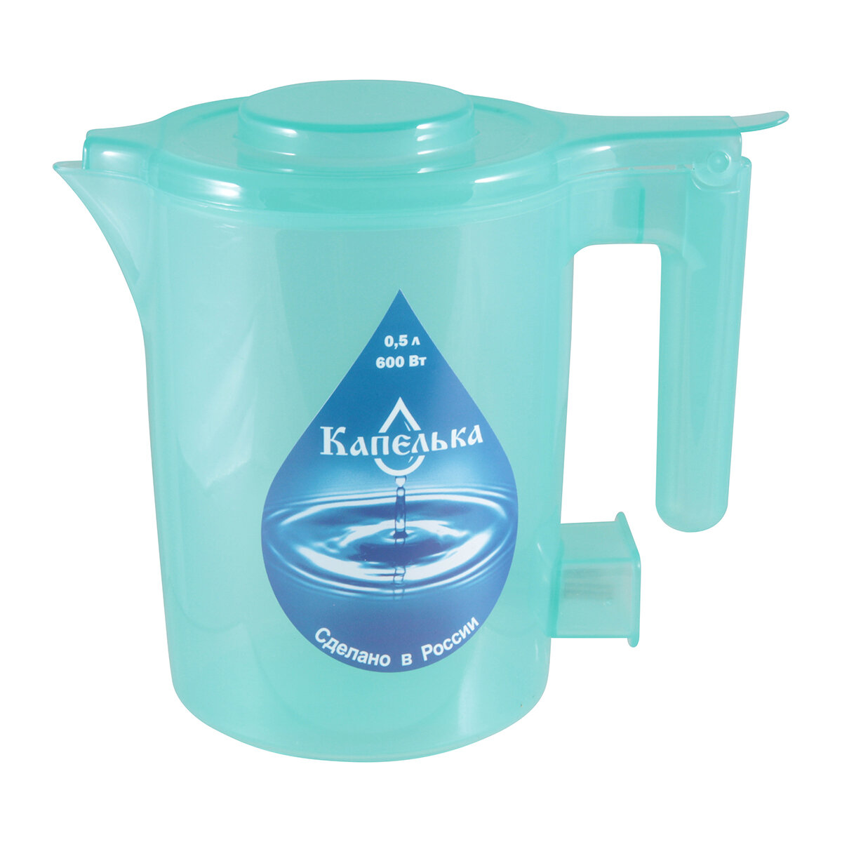 Чайник Капелька 0.5л зеленый