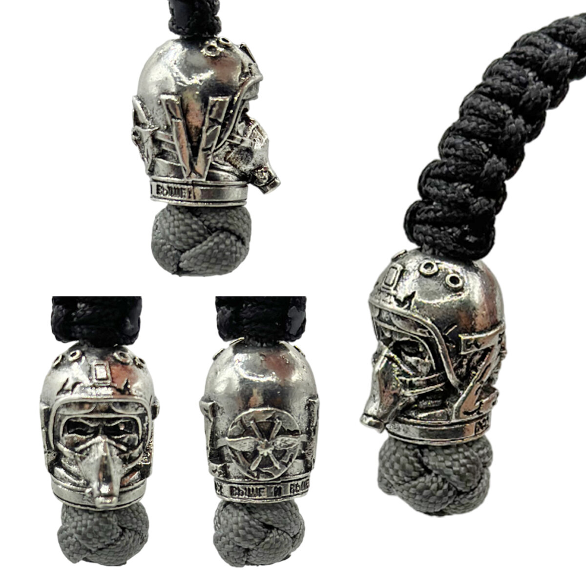 Черный темляк ВКС "Все выше и выше" — фото 1