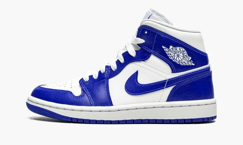 Кроссовки Nike Air Jordan 1 Mid Kentucky Blue, размер 36.5EUR — фото 1