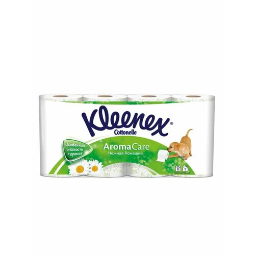 Туалетная бумага 3-хслойная аромат. Нежная ромашка 8 шт