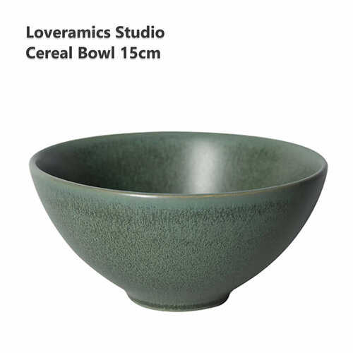 Салатник керамический Loveramics Studio 15 см Cereal Bowl Matte Dark Green D103-42BDG 819₽