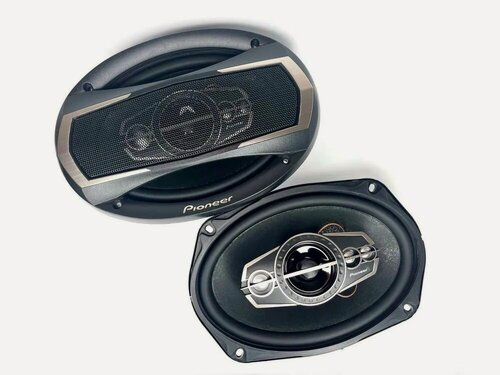Изображение товара Автомобильные динамики Pioneer / Комплект из 2 штук / Коаксиальная акустика 5-полосная, Овалы (6х9 Дюйм.) 1000 Вт.