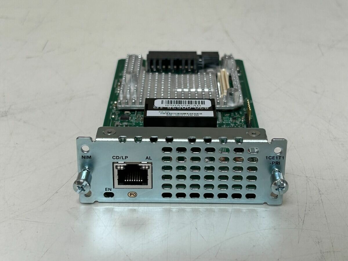 Модуль CISCO NIM-1CE1T1-PRI 1 port Multiflex Trunk Voice/Channelized Data T1/E1 Module