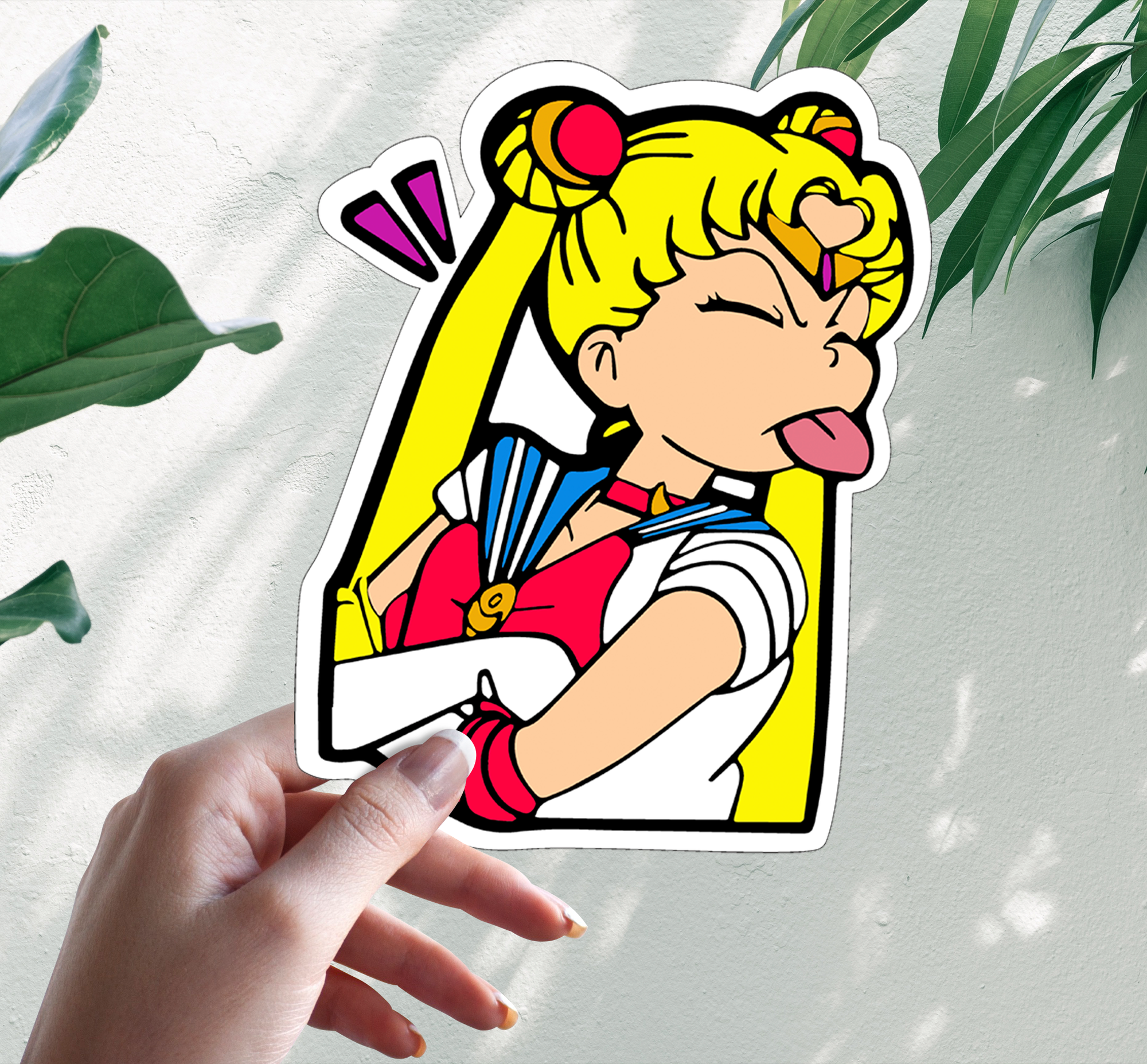 Наклейка Sailor Moon, Стикер Сейлор Мун