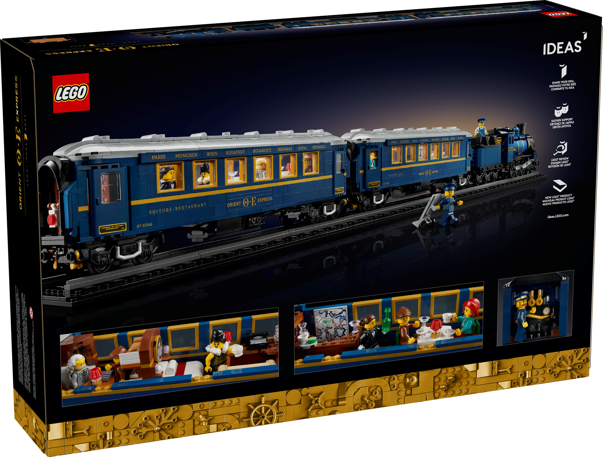 Конструктор LEGO Ideas 21344 The Orient Express (Восточный экспресс), 2540 дет. — фото 1