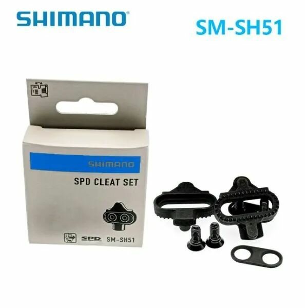 Шипы для велотуфель Shimano SM-SH51, SPD Cleat Set