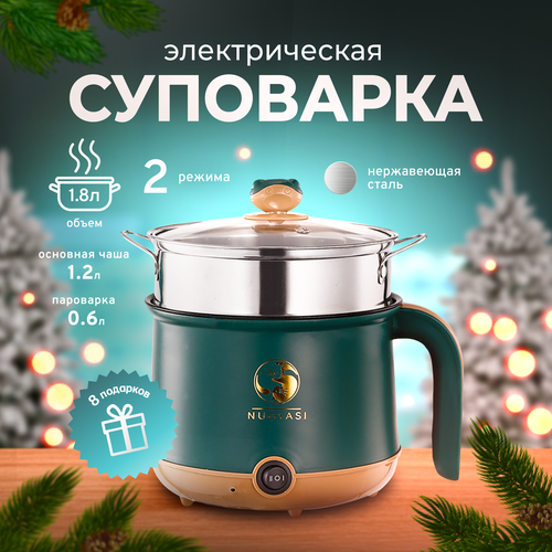 Суповарка электрическая мини кастрюля 18 литра 1950₽