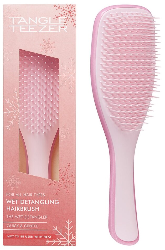 TANGLE TEEZER массажная щетка The Wet Detangler, для мытья головы, для распутывания волос, 23.6 см — фото 1