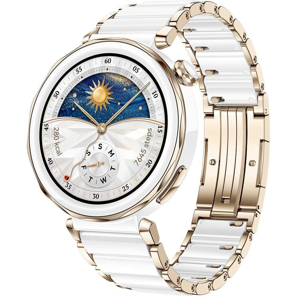 Умные часы Huawei Watch GT 5 Pro 42мм White Ceramic