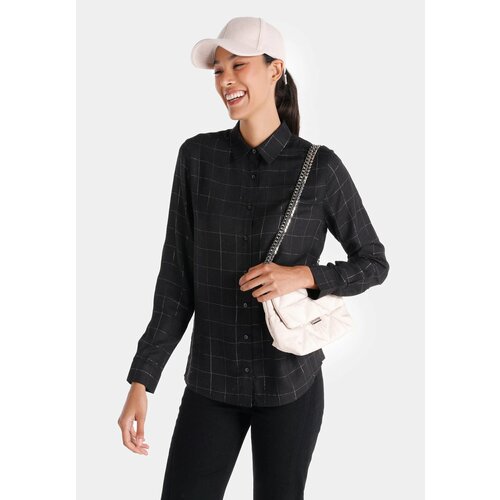 фото Рубашка colin's slim fit, размер s, черный