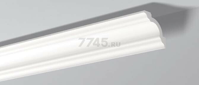 Плинтус потолочный NMC Nomastyl LX-68 2000х65х65 мм цвет белый