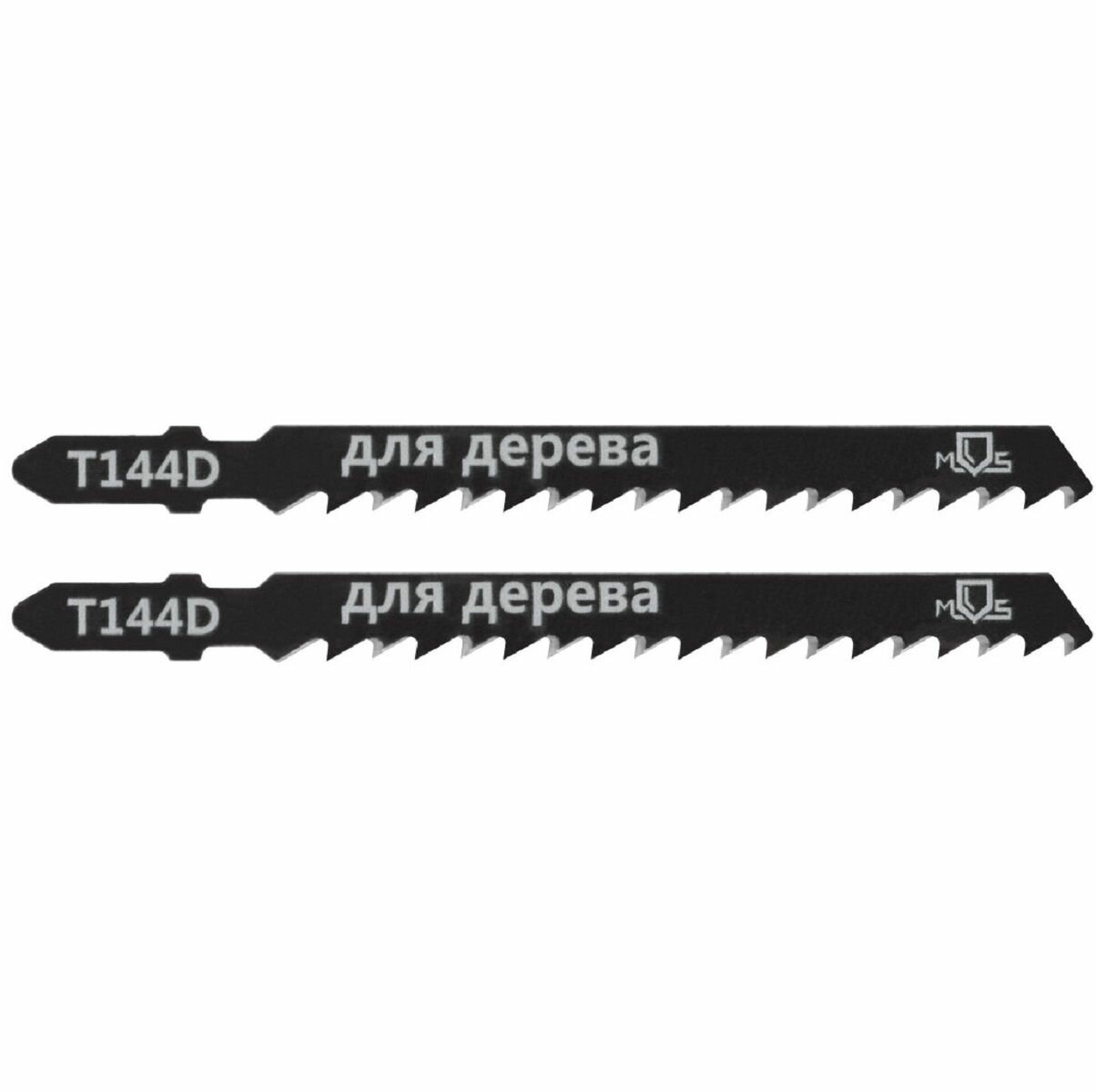 Пилки для электролобзика 2шт 100/75мм по дереву прямой быстрый рез MOS Т144D