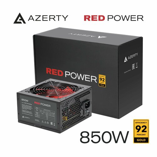 Блок питания компьютера Azerty RPG-850FA4 850 W Gold 738800₽
