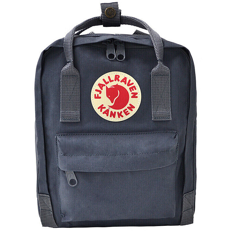Сумка-рюкзак FJALLRAVEN Arctic Fox Backpack Women's Casual Large Capacity Student School Bag 23561-031 Graphite Black 7L
