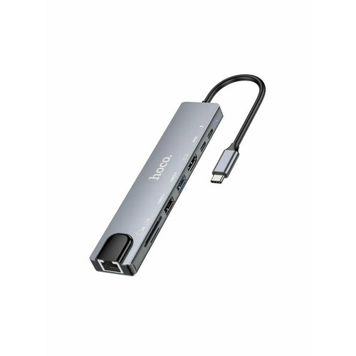 USB хаб Type-C 8в1 с RJ45 и HDMI 2210₽