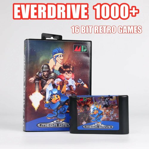 Картридж EverDrive для Sega MegaDrives 1000 игр с картой памяти 2265₽