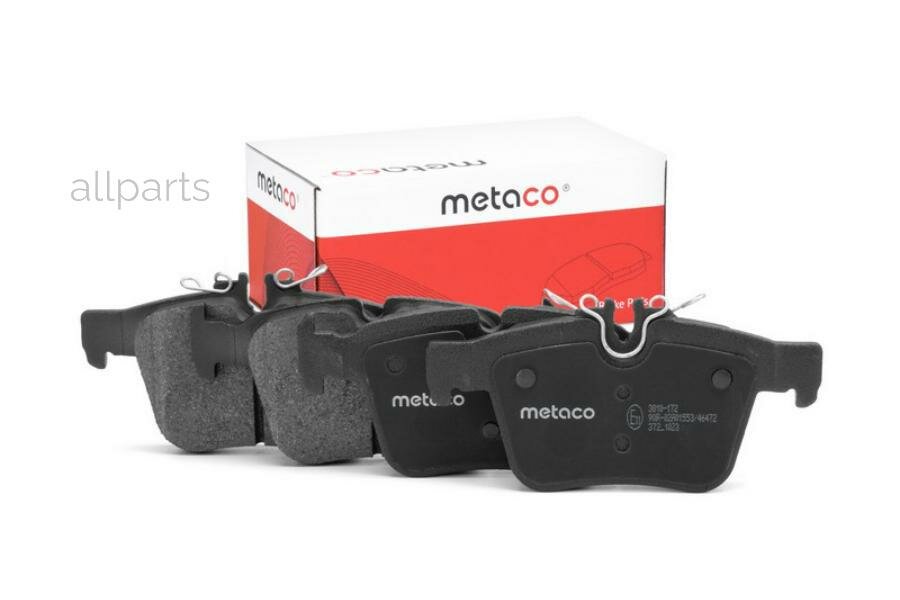 METACO 3010-172 Колодки тормозные задние дисковые к-кт Mercedes Benz W205 (2014>)