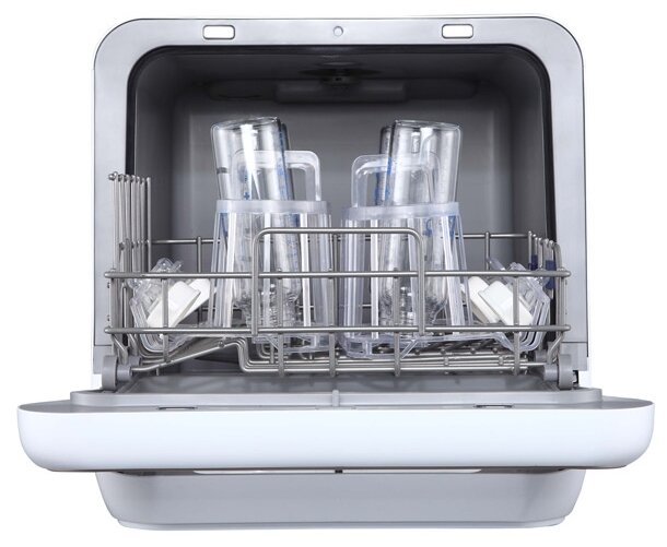 Компактная посудомоечная машина Midea MCFD42900GMINI-i, золотой — фото 1