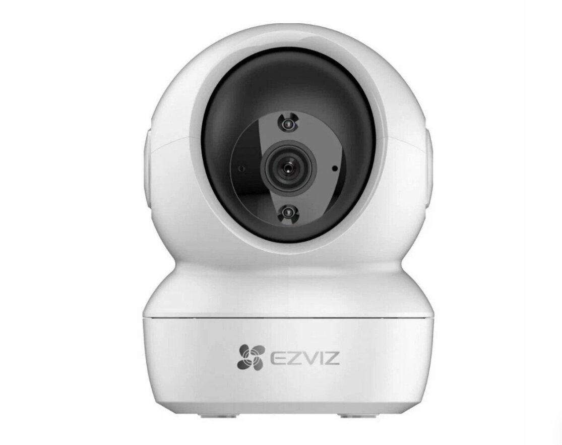 Поворотная Wi-Fi Камера EZVIZ H6c Pro 1440p (4.0mm) Wi-Fi 2.4/5 ГГц microSD H.265 360 гр 4МП 2K+ ИК подсветка до 10м белая